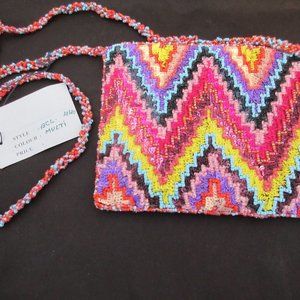 Beaded Sequined Crossbody Bag New with Tag